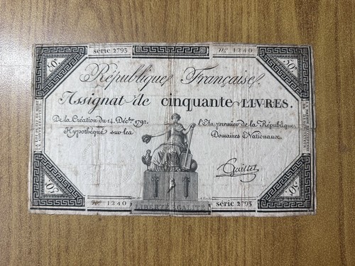Billet république française - billet,