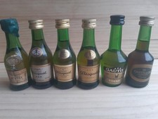 Lot 6x mignonnettes Cognac