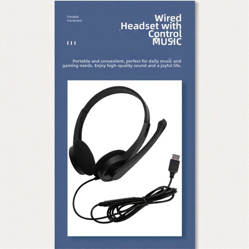 Casque gaming filaire usb avec - casque,