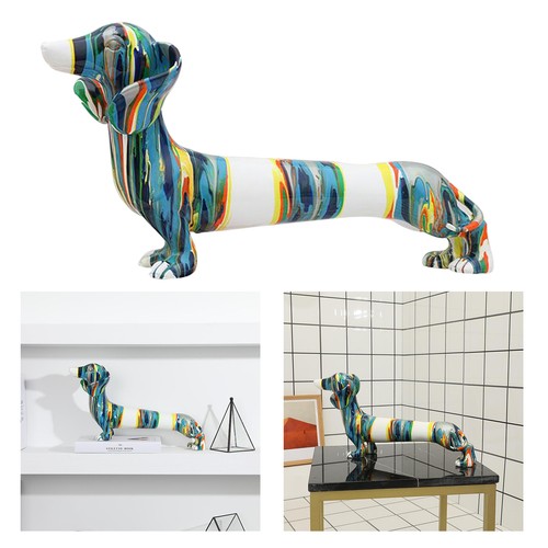 Coloré teckel figurines - coloré,