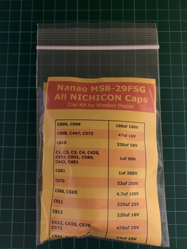 Cap kit révision écran sega - cap,
