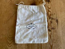 Housse De Sac PRADA - Couleur Blanche - 15 X 19 Cm - Tissu