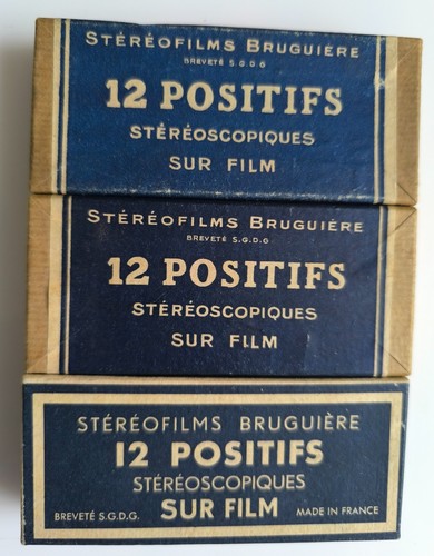 Lot boîtes stéréofilms - lot, 3
