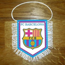 BARCELONE FC - Fanion en tissu, neuf 