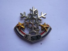 broche  DECAT PARIS ECOLE DE SKI FRANCAIS 2 ETOILES