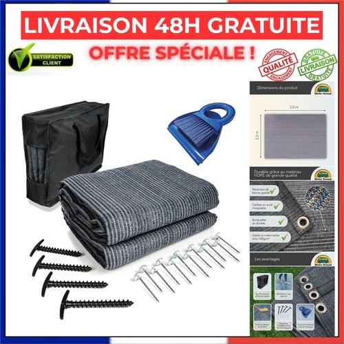 Tapis auvent caravane 250x200