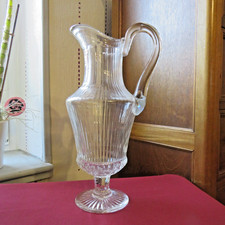 1 pichet Broc a eau en cristal