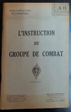Manuel Militaire 1954. Instruction du groupe de combat.