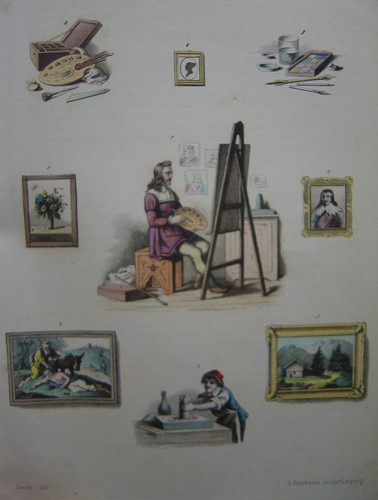 Gravure peinture peintre - gravure,