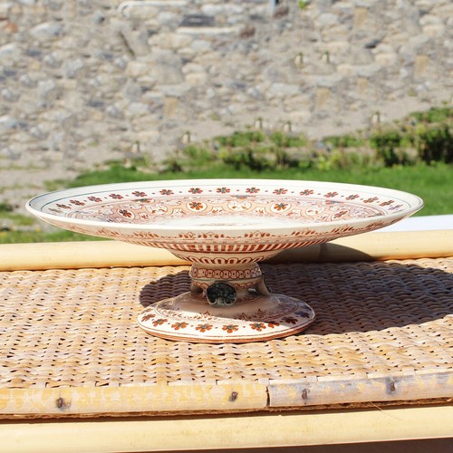 Ancienne assiette montée - , en
