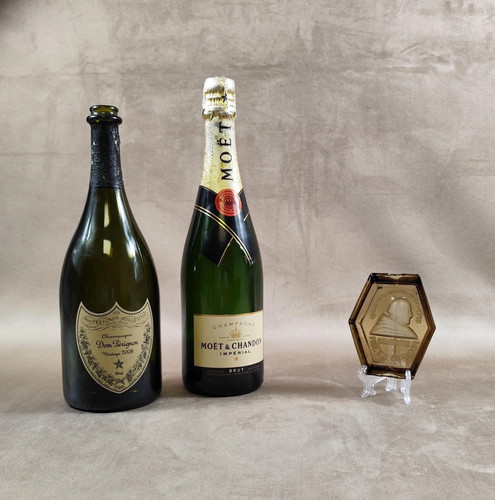 Cendrier verre moët - verre, &