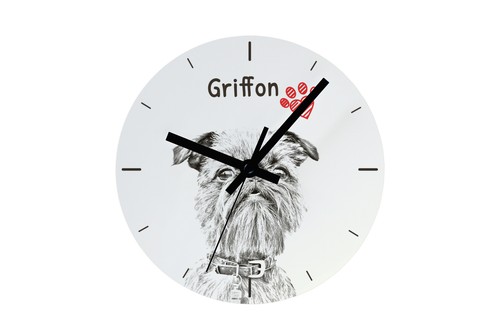 Griffon bruxellois horloge