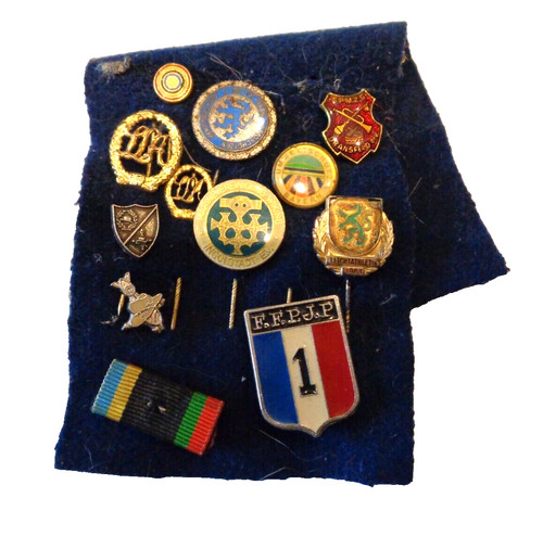 Lot insignes militaires à - d',