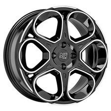 JANTES ROUES MSW MSW 83 POUR RENAULT MEGANE IV RS 7.5X18 5X114.3 GLOSS BLACK FU