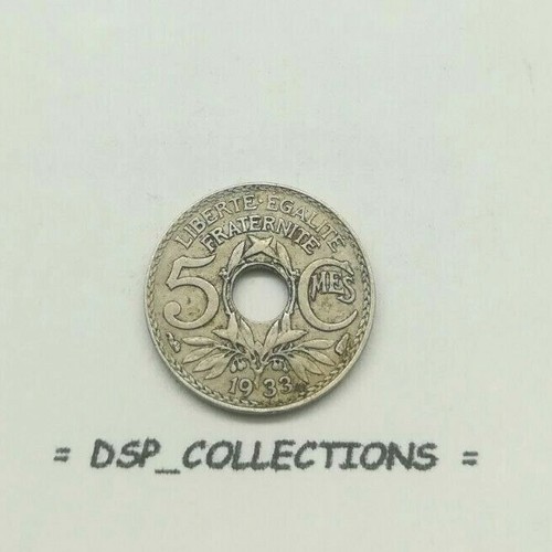 France 5 centimes 1933 - 💥,