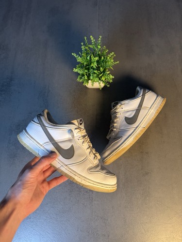 Nike dunk low blanc - -, gris
