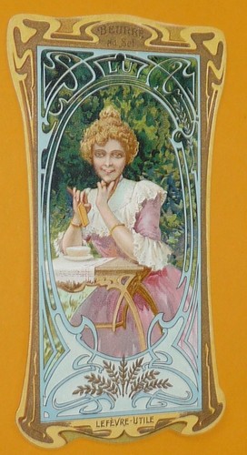 Chromo 1900 art nouveau - chromo,