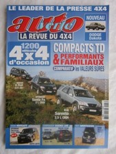 AUTO VERTE  4X4 N° 277 /Dodge Dakota/X-trail-Santa Fe-Sorento/Terracan 2,9L CRDi