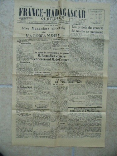 Journal france madagascar 25 - france,