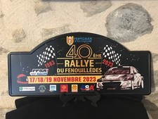 Plaque de rallye "40eme Rallye
