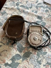 Weston Euro Master Exposure Light Meter With Case