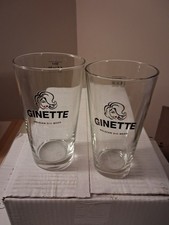 2 VERRES BIERE GINETTE  50CL