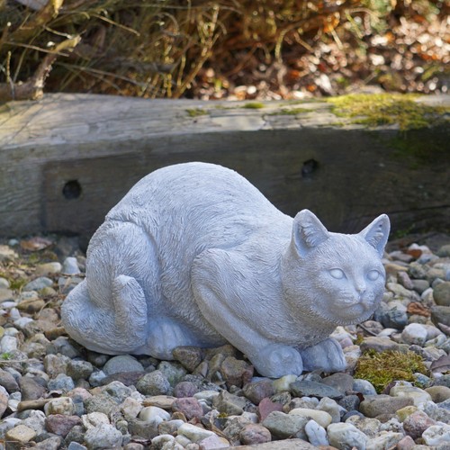 Figurine pierre chat - figurine,