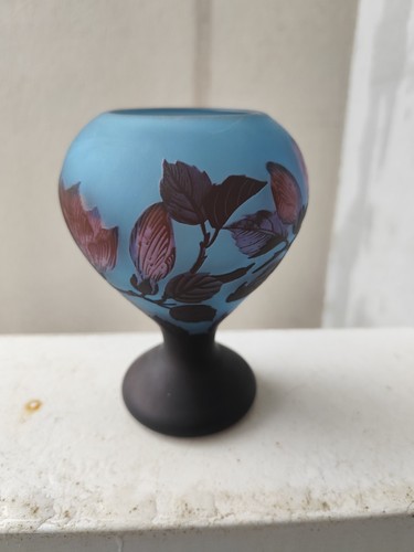 Vase piédouche verre - en,