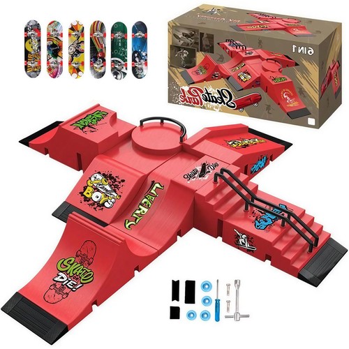 Fingerboard skate park set - fingerboard,