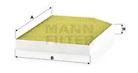 Filtre habitacle sous - filtre, d'habitacle