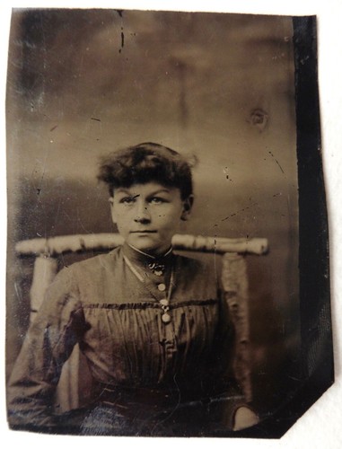 Ferrotype photo portrait - ferrotype, jeune