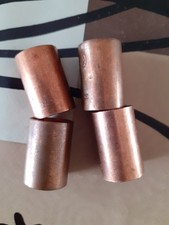 lot de 4 - raccord a souder diametre 14 f/f - pour tuyau de cuivre