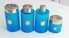 Flacons cristal bleu - 4,