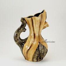 CÉRART Monaco circa 1960 décor faux bois comme Eugène Grandjean Vallauris