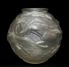 Superbe Rare Vase Boule Art