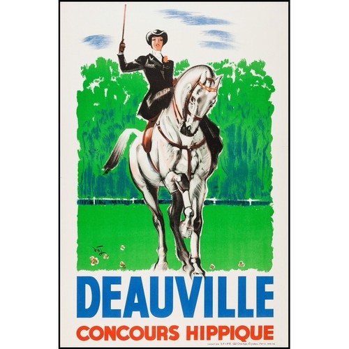 Affiche poster équitation - affiche,