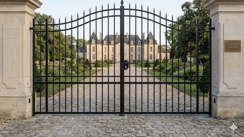 Portail coulissant acier - portail,