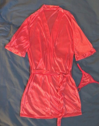 Déshabillé kimono rose vif - déshabillé,