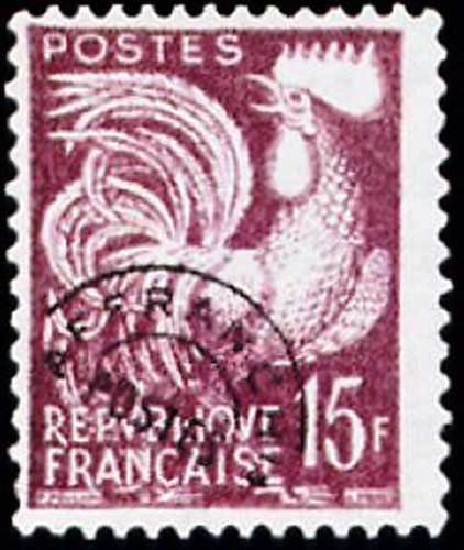 France preoblitere timbre - france,