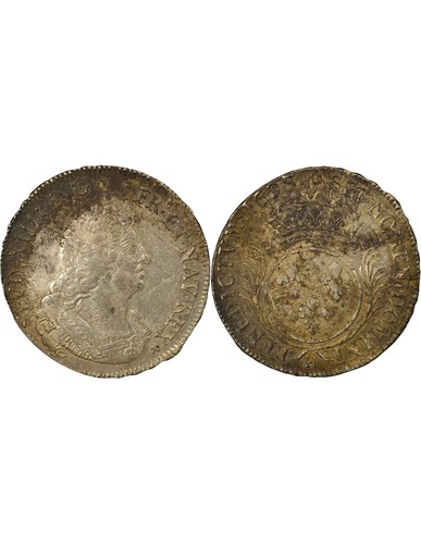 France louis xiv ecu - -,