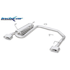Silencieux Inox Inoxcar Peugeot 206 2.0 S16/GTi - sortie Duplex oblong