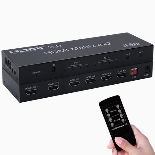 C11d hdmi matrice splitter 4x2 - splitter,