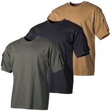 T-Shirt US Army Avec Poches Sur Les Manches Tactique T-Shirt Court En Coton