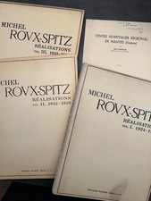 Michel Roux-Spitz (Signé) Réalisations 1, 2 et 3 +Fascicule  1924-1957 - complet