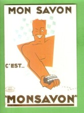 Jean CARLU  carte postale  DESSIN  pub MONSAVON  ed, Nugeron (avion au panache)