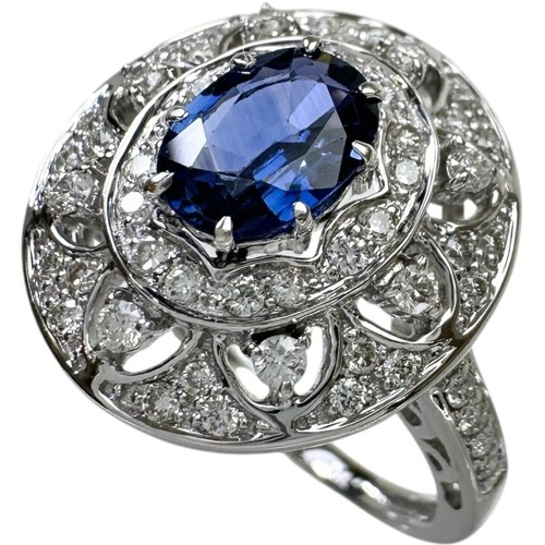 Bague saphir 0 76 ct - bague,