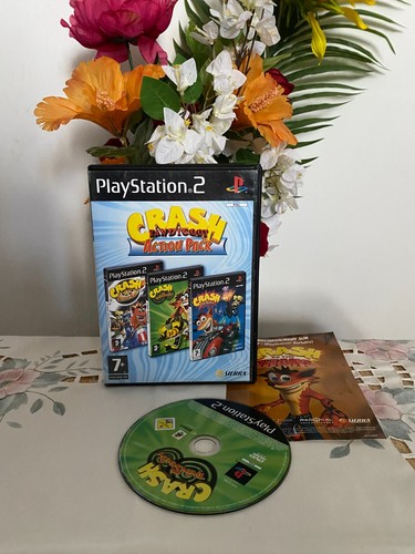 Jeu ps2 boitier crash - boitier,