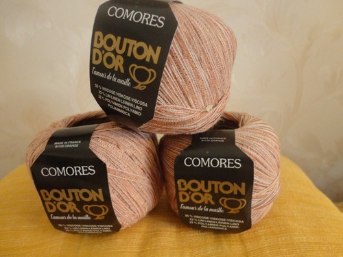 Pelotes comores bouton 0r - comores,