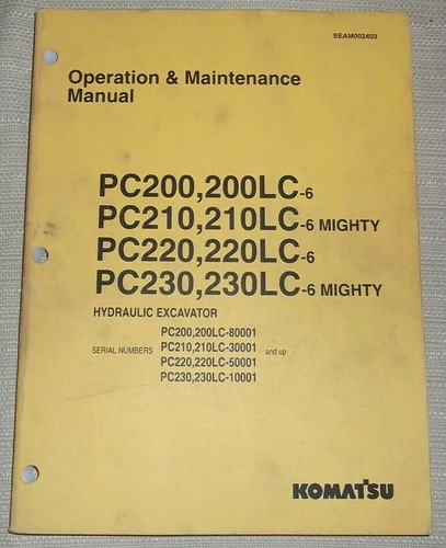 Komatsu pc200 pc210 pc220 - pc200-6,
