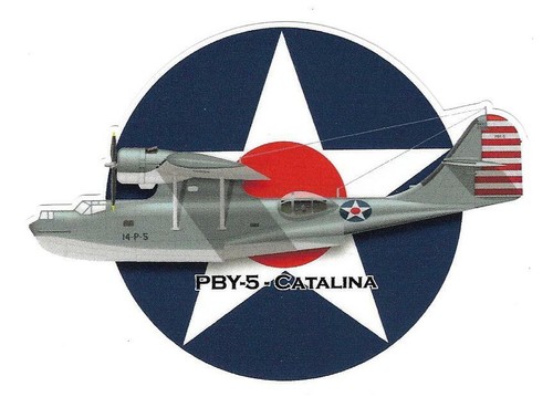 Pby catalina sticker vinyle - catalina,